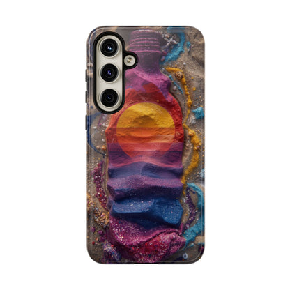 Phone Case — Colorful Sand Art Sunset Tough Protective Case