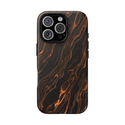 Copper Swirl Phone Case — Tough Protective iPhone Cover