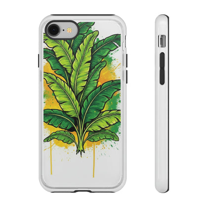 Tropical Banana Leaf Phone Case — Vibrant Green Plant Protector