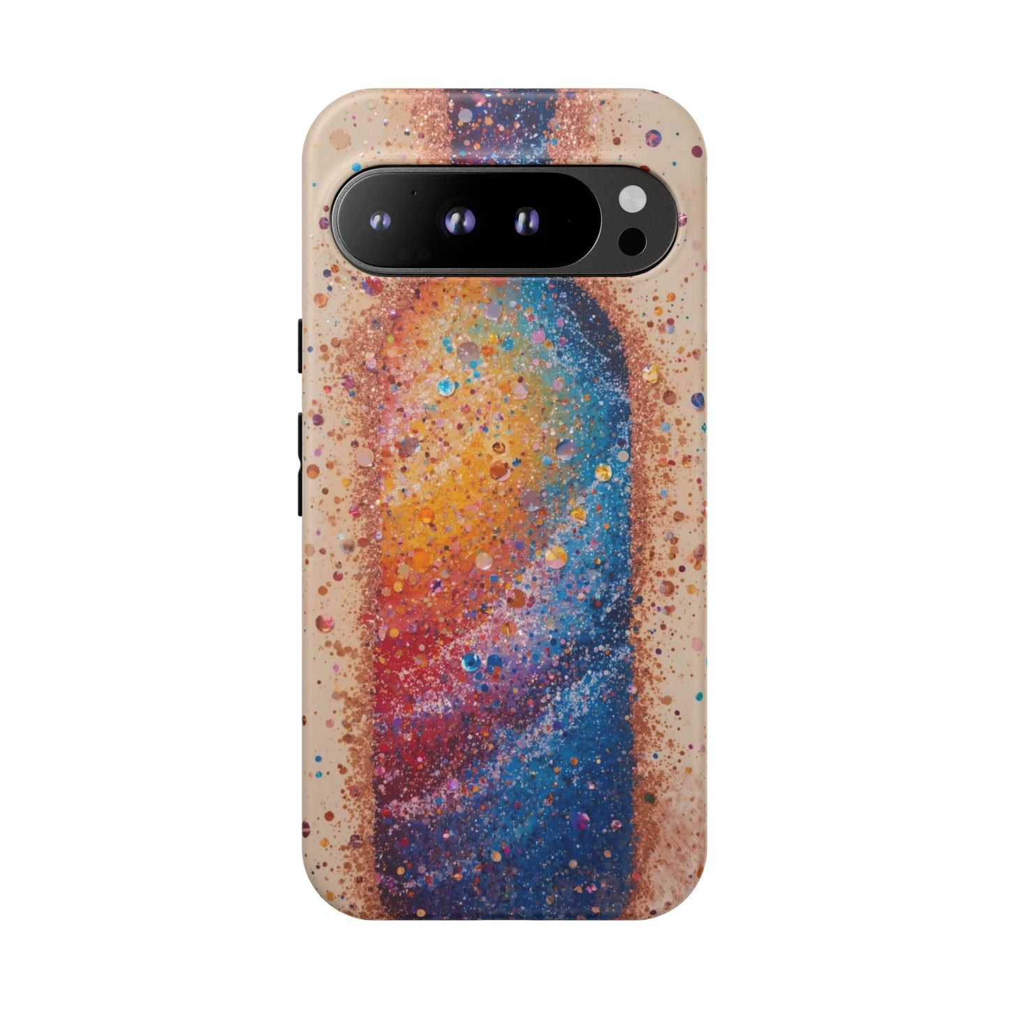 Galaxy Bottle Tough Phone Case — Colorful Nebula Splash iPhone Cover