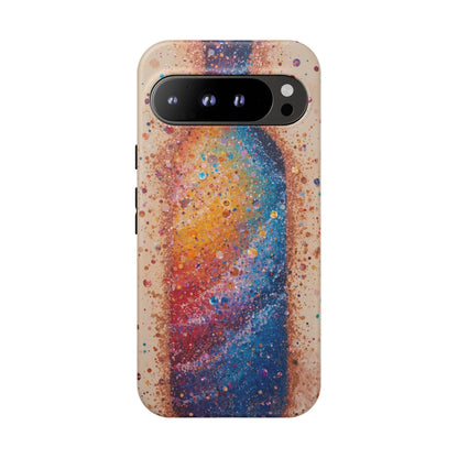 Galaxy Bottle Tough Phone Case — Colorful Nebula Splash iPhone Cover