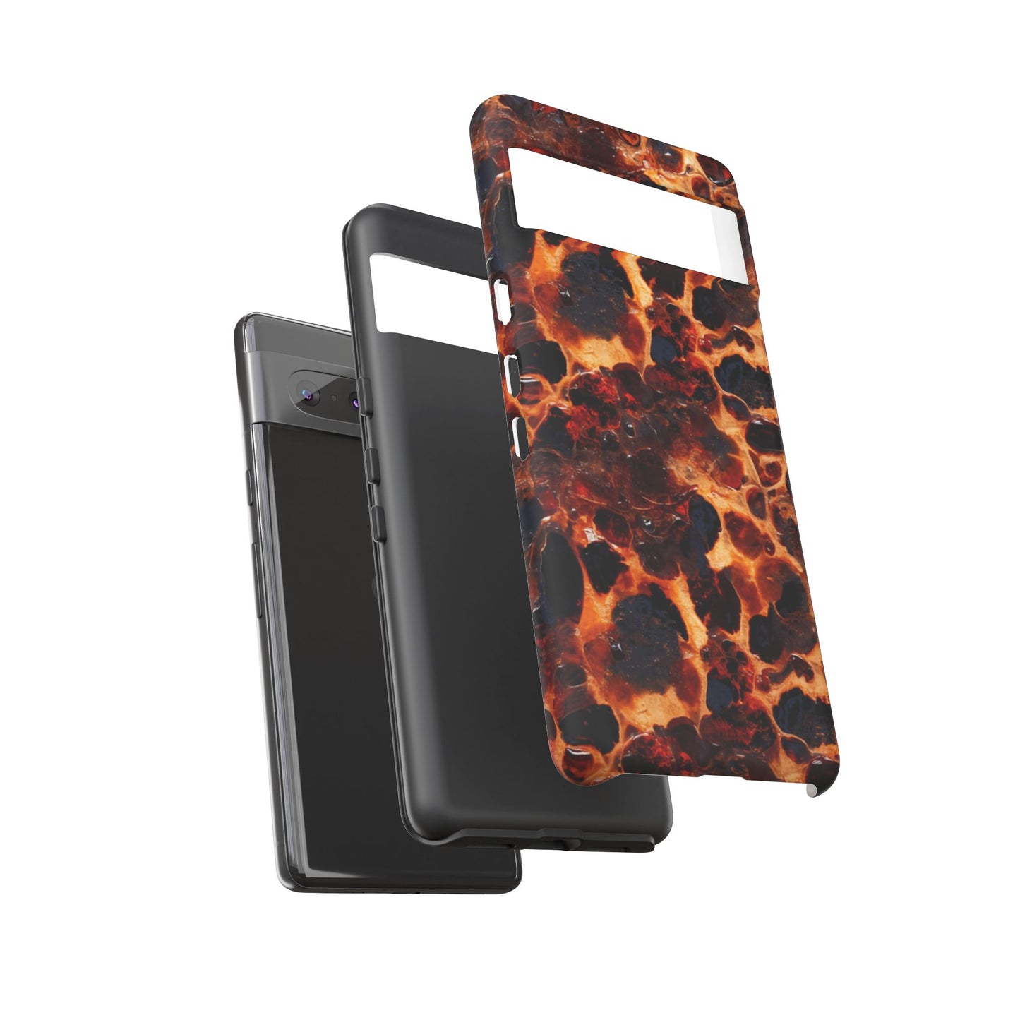 Tortoiseshell Phone Case — Protective iPhone Cover with Classic Amber Pattern
