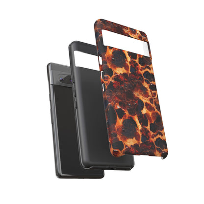 Tortoiseshell Phone Case — Protective iPhone Cover with Classic Amber Pattern