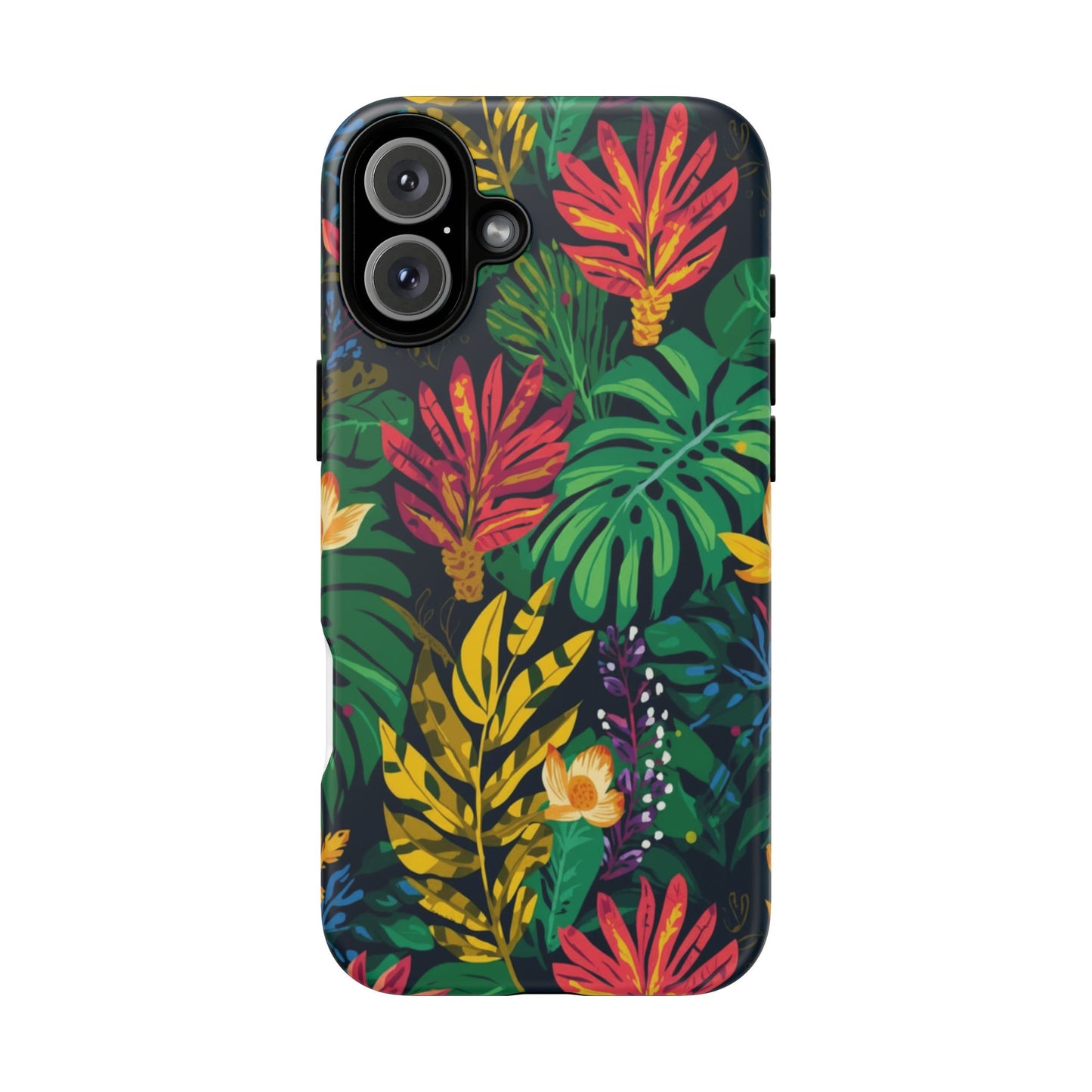 Tropical Floral Phone Case — Vibrant Jungle Leaf Protective Cover