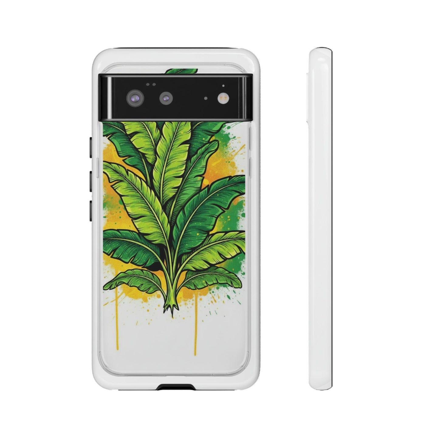 Tropical Banana Leaf Phone Case — Vibrant Green Plant Protector