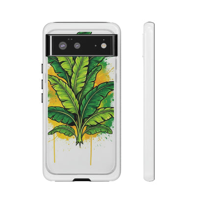 Tropical Banana Leaf Phone Case — Vibrant Green Plant Protector