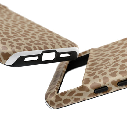 Leopard Print Tough Phone Case — Slim Protective Animal Pattern