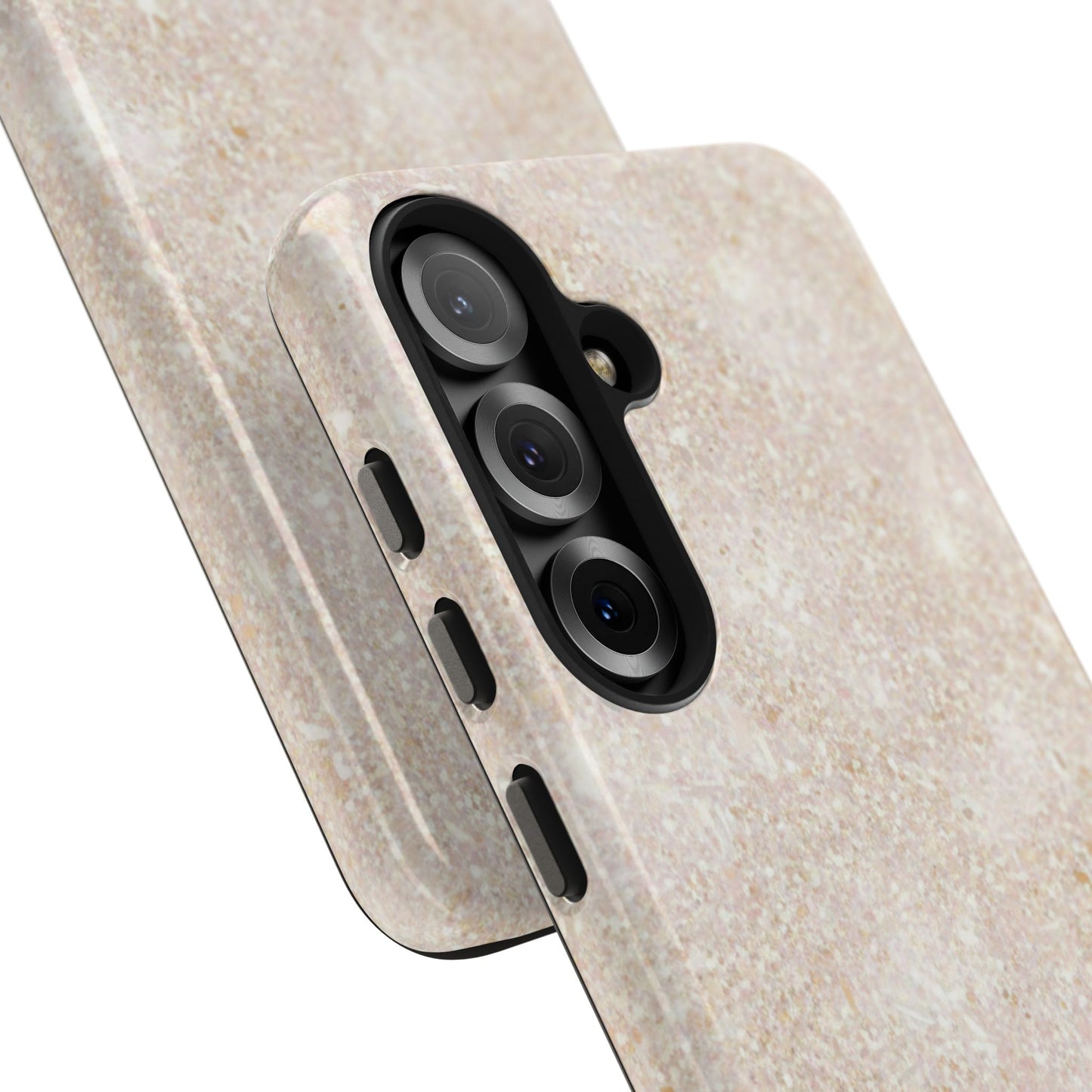 Marble Texture Tough Phone Case — Sandstone Protective Phone Cover