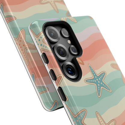 Starfish Wave Tough Phone Case — Pastel Beach Protective Cover