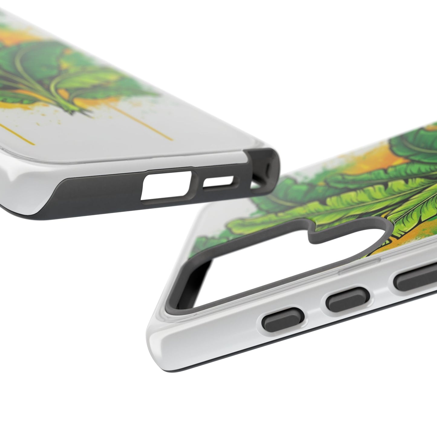 Tropical Banana Leaf Phone Case — Vibrant Green Plant Protector
