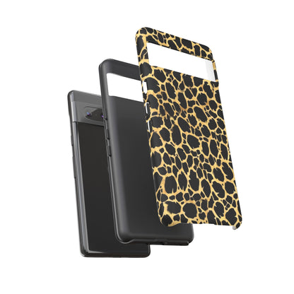 Giraffe Print Tough Phone Case — Durable Leopard-Style Protective Cover