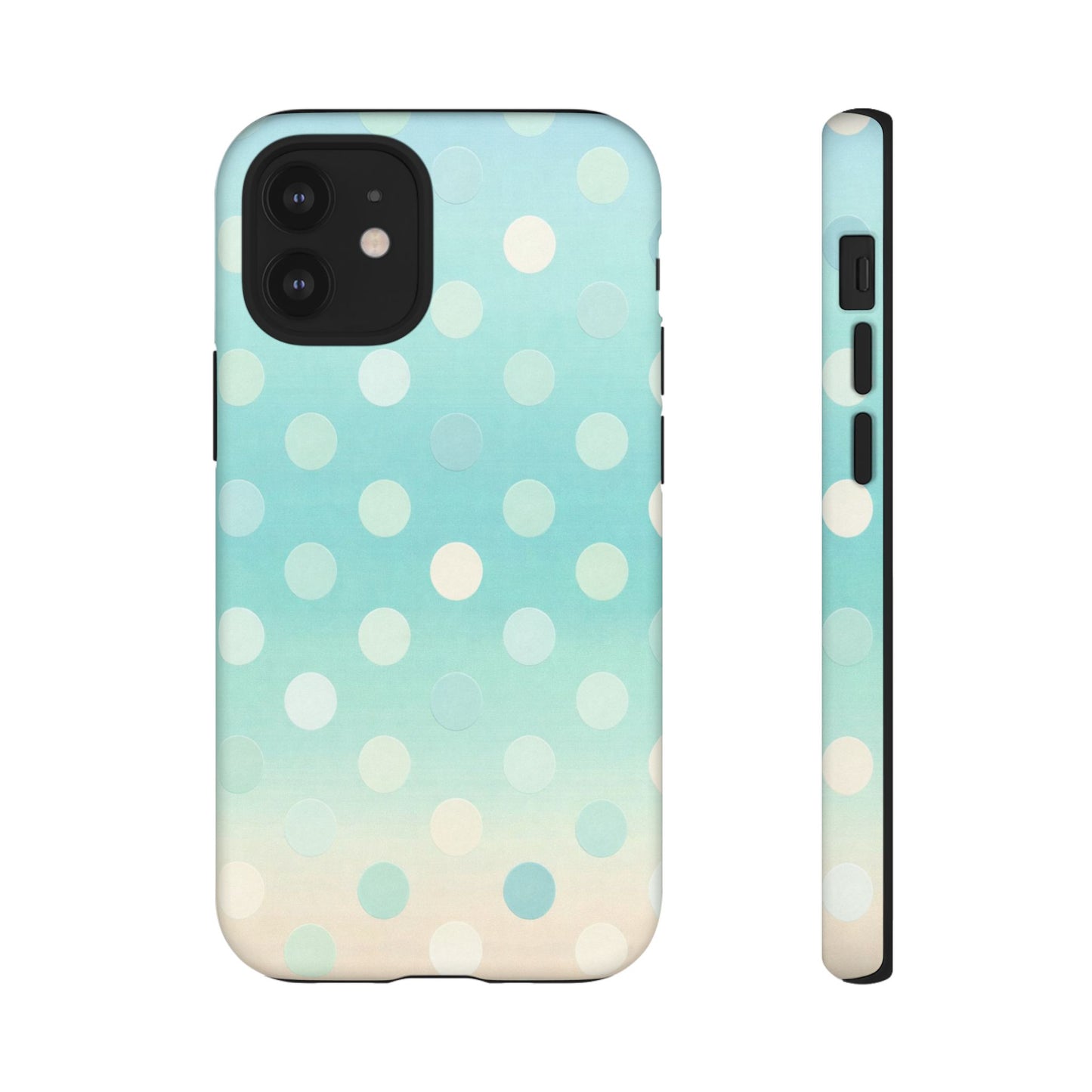 Abstract Palm Tough Phone Case — Minimal Coastal Blue Protective Cover