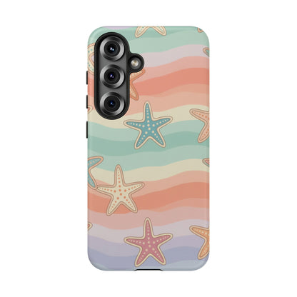 Starfish Wave Tough Phone Case — Pastel Beach Protective Cover
