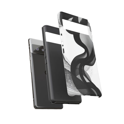 Phone Case — Monochrome Abstract Protective Cover