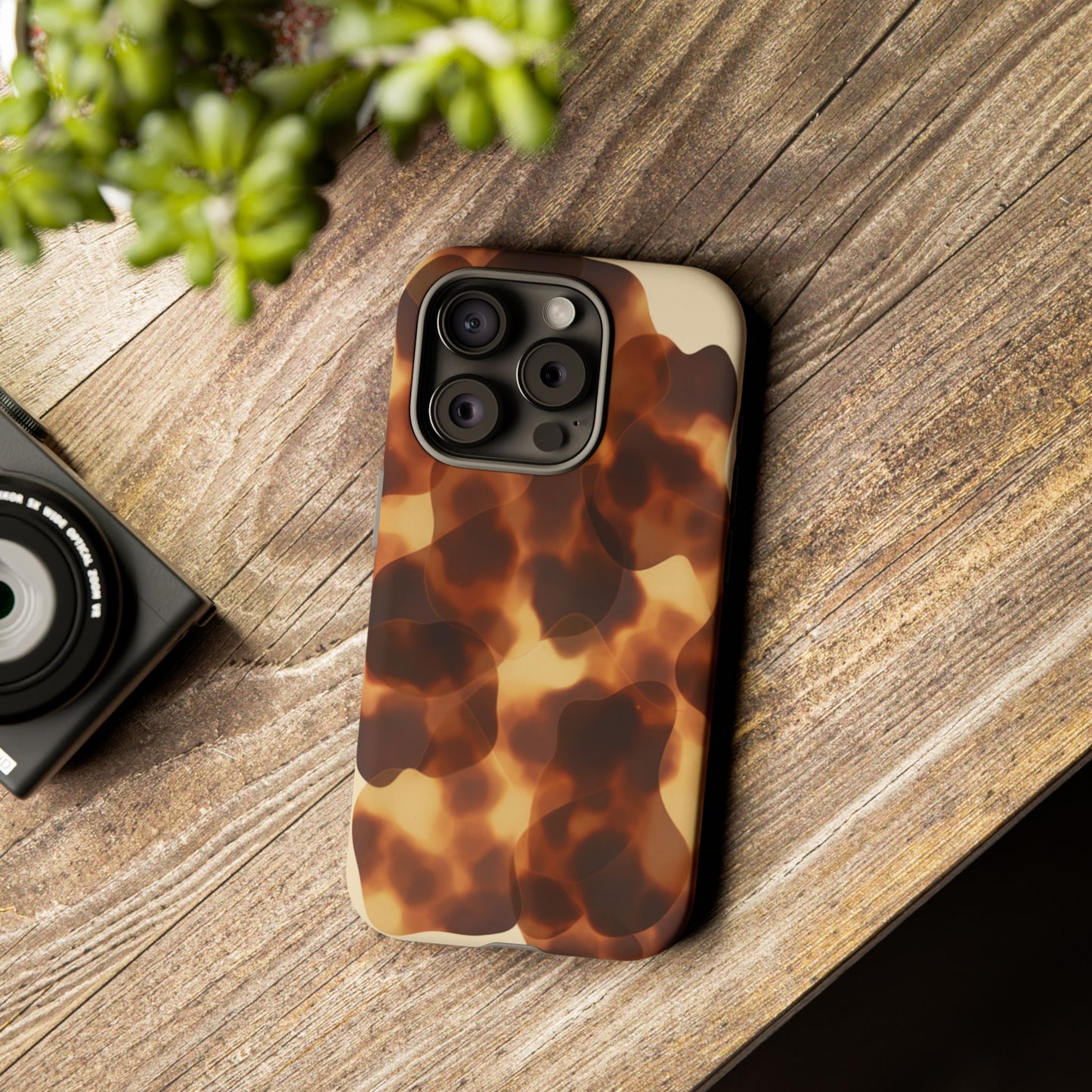 Tortoiseshell Phone Case — Tough Protective iPhone Cover