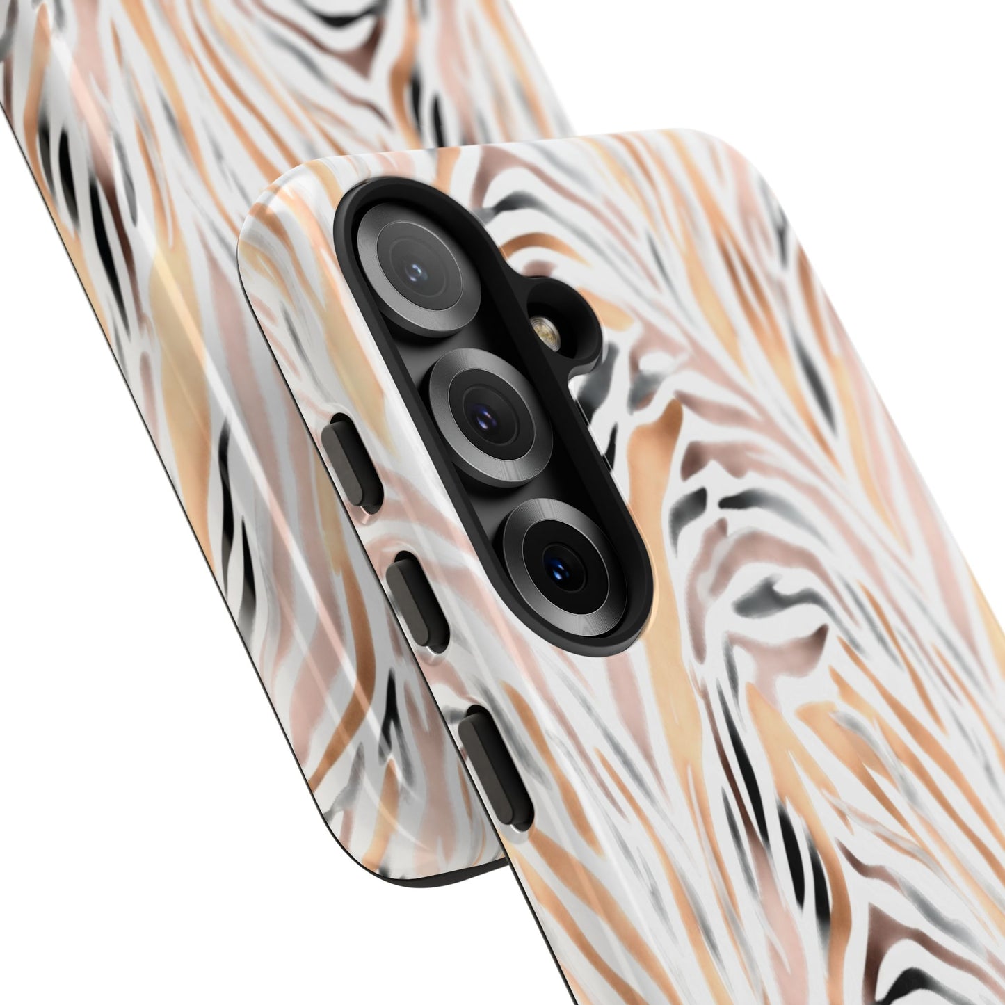 Tough Case — Neutral Watercolor Tiger Stripe Phone Case