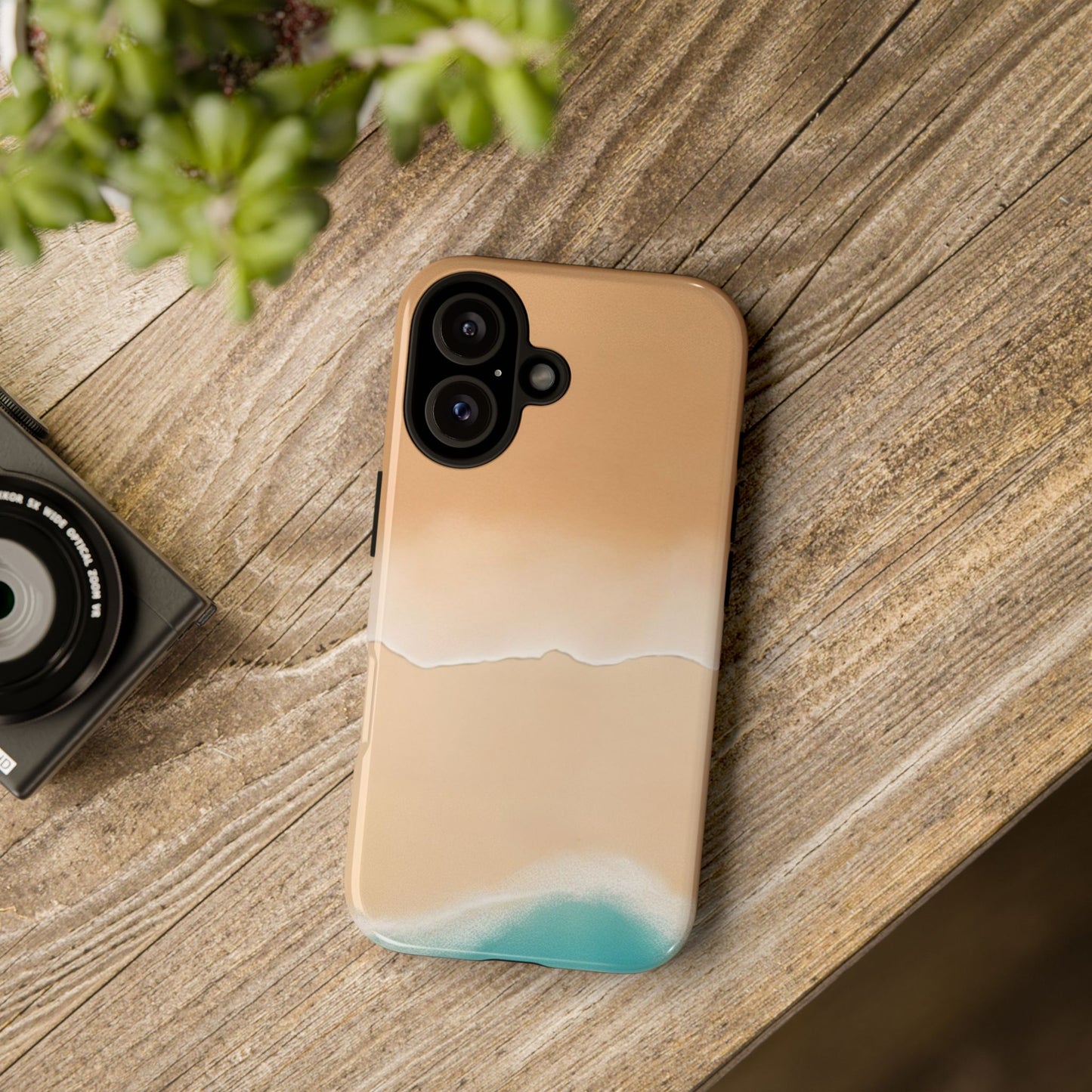 Ocean Shore Tough Phone Case — Beach Wave Protective Cover