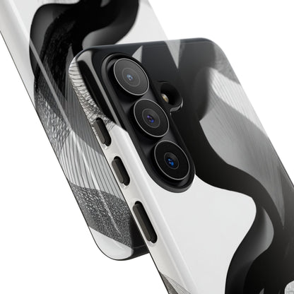 Phone Case — Monochrome Abstract Protective Cover