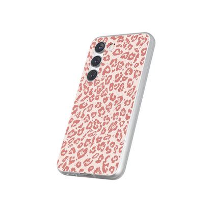 Pink Leopard Print Phone Case – Slim Flexible Protective Cover