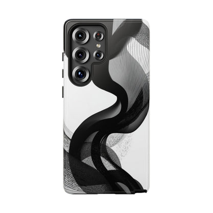 Phone Case — Monochrome Abstract Protective Cover