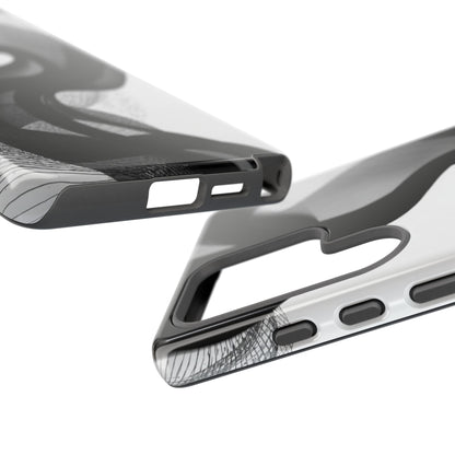 Phone Case — Monochrome Abstract Protective Cover