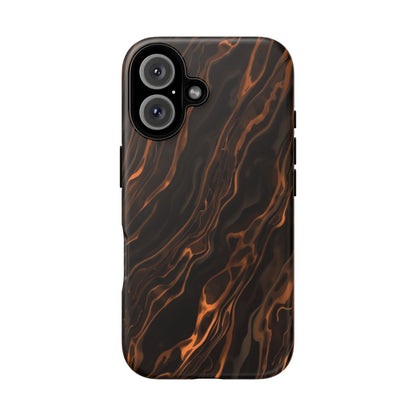 Copper Swirl Phone Case — Tough Protective iPhone Cover