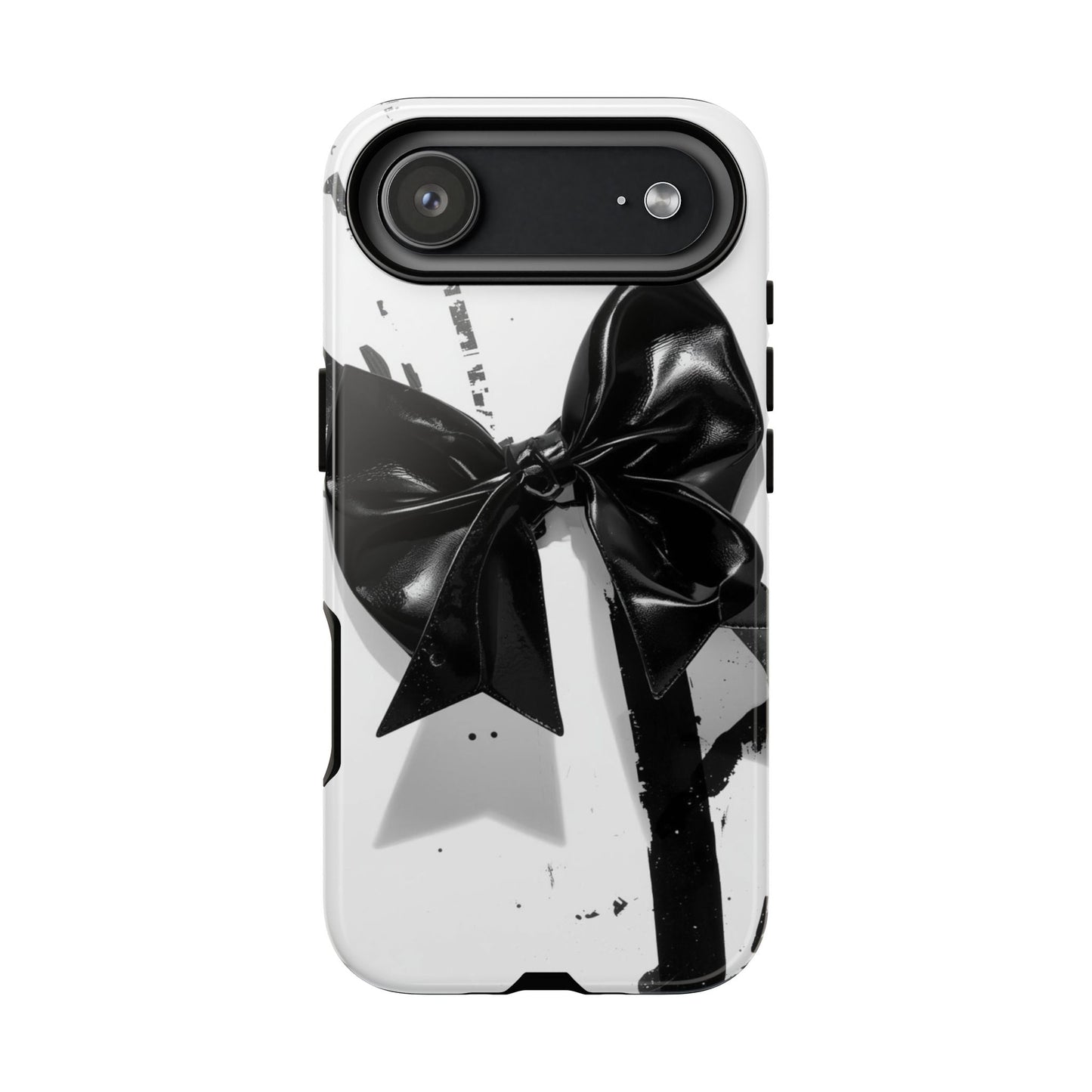 Phone Case — Black Bow Graphic Protective Cover