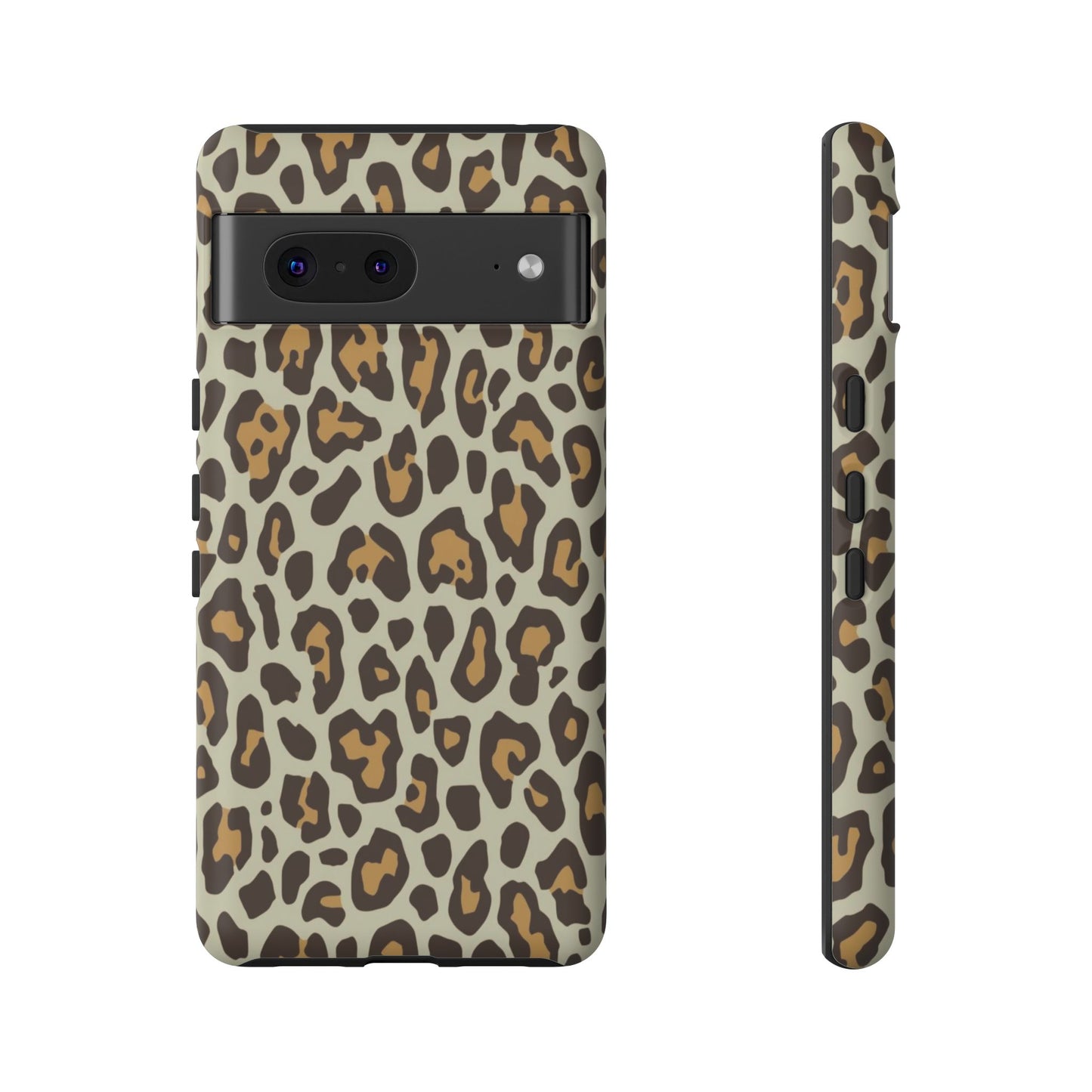 Leopard Print Tough Phone Case — Durable Protective Animal Print Case