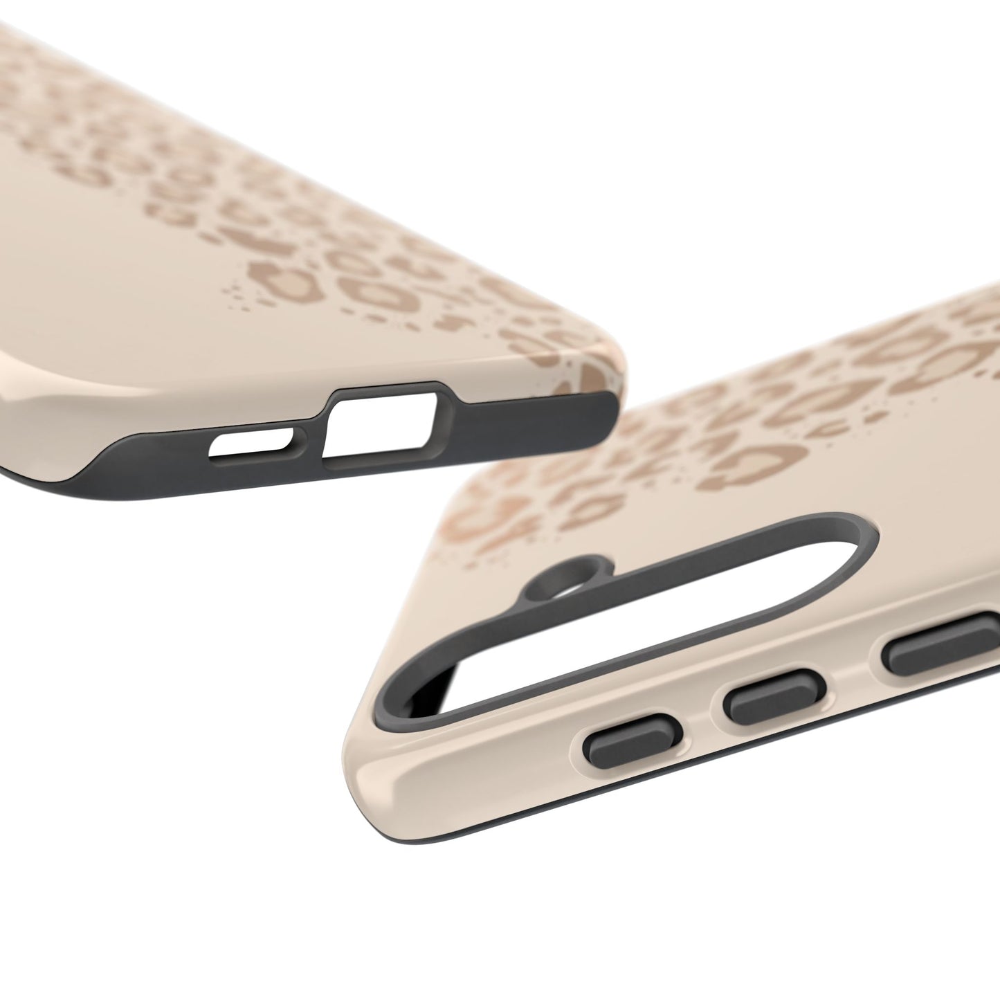 Phone Case – Beige Leopard Print Protective Cover