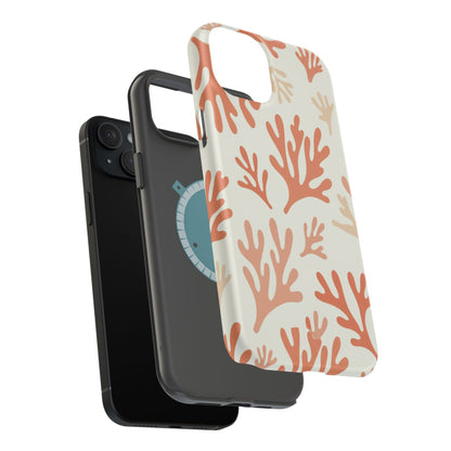 Coral Reef Magnetic Impact Phone Case — Protective MagSafe-Compatible Design