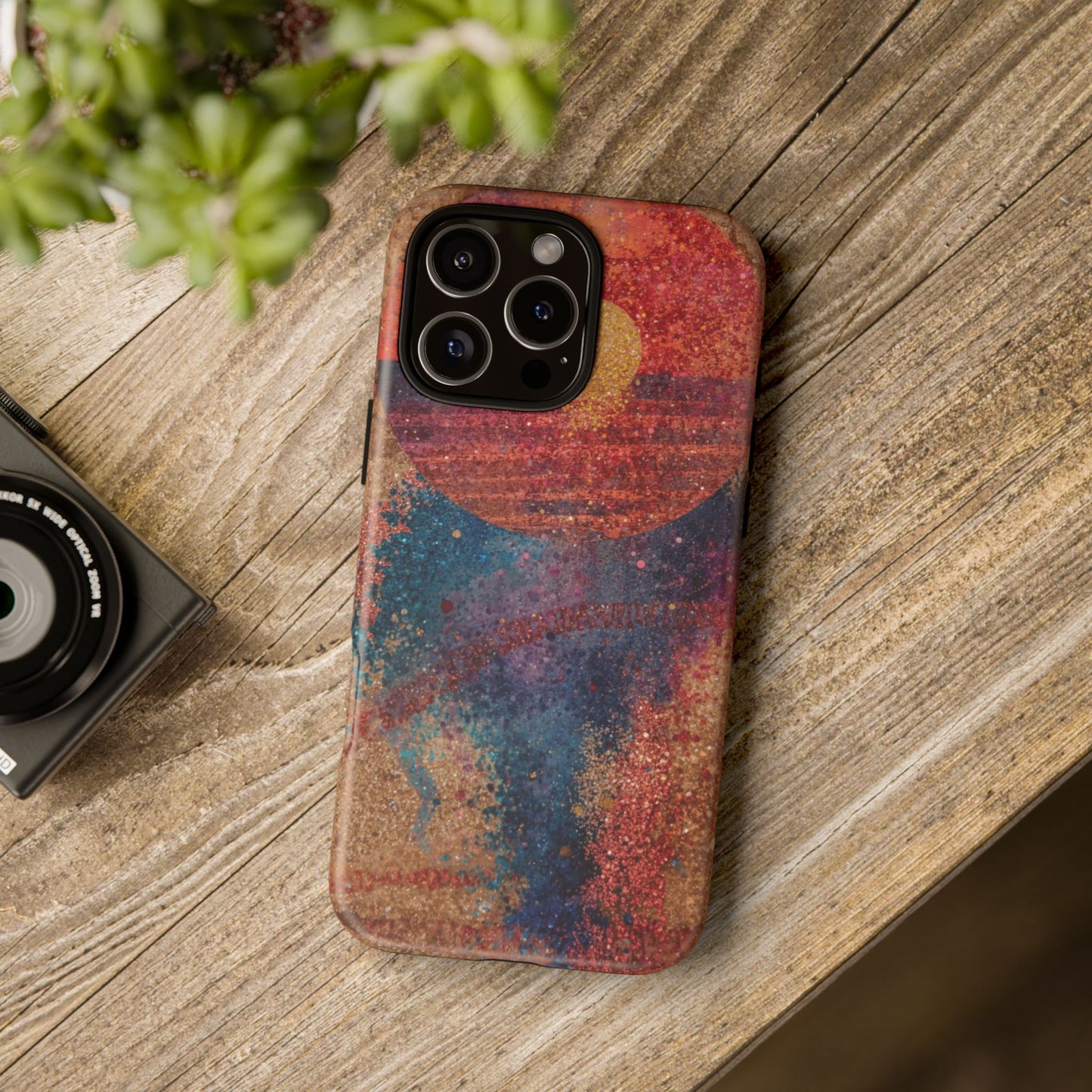 Retro Sunset Tough Phone Case