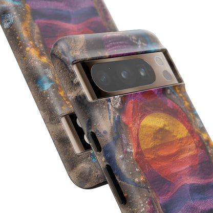 Phone Case — Colorful Sand Art Sunset Tough Protective Case