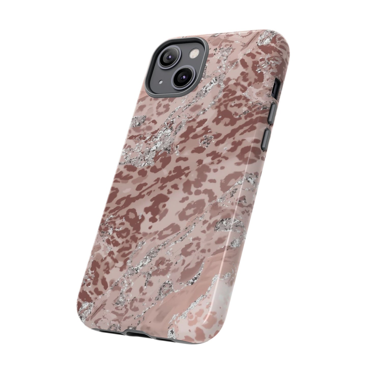 Tropical Monstera Phone Case — Colorful Leaf Protective Tough Case