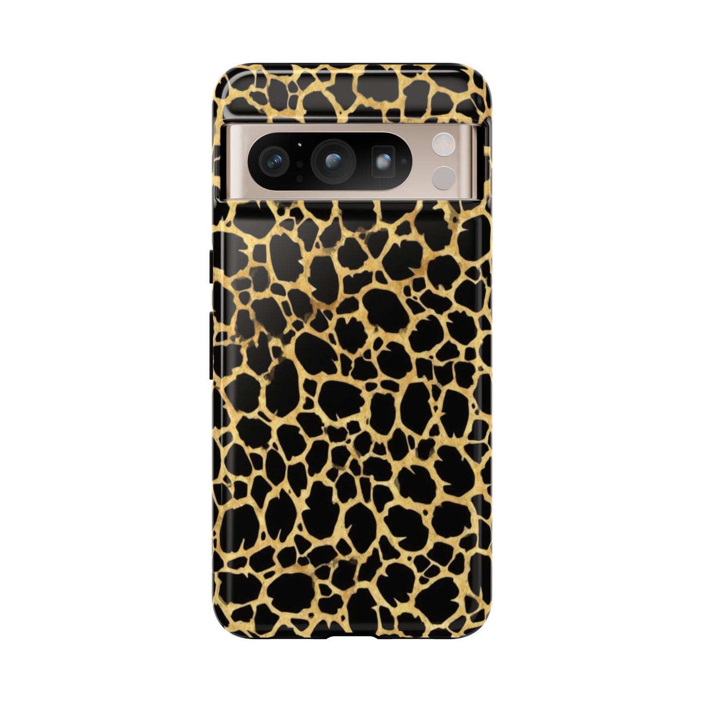 Giraffe Print Tough Phone Case — Durable Leopard-Style Protective Cover