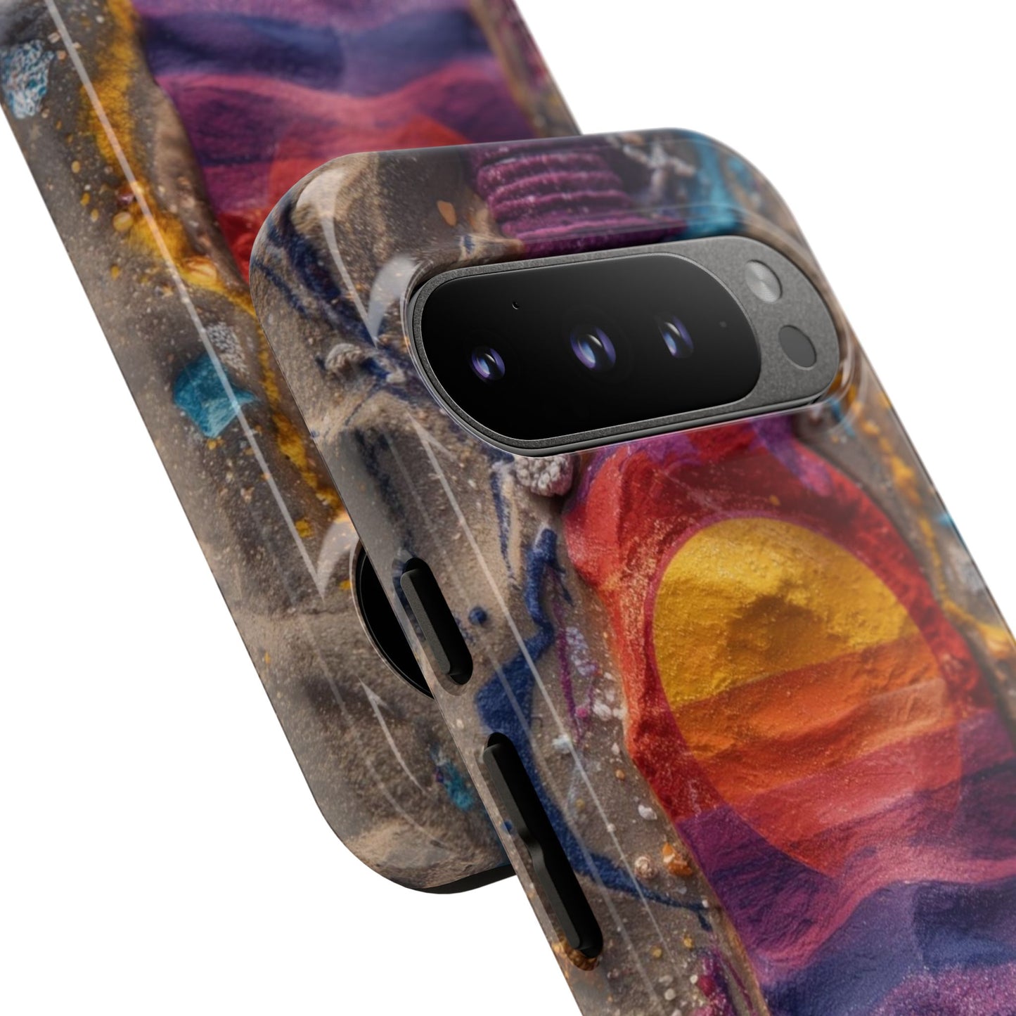 Phone Case — Colorful Sand Art Sunset Tough Protective Case