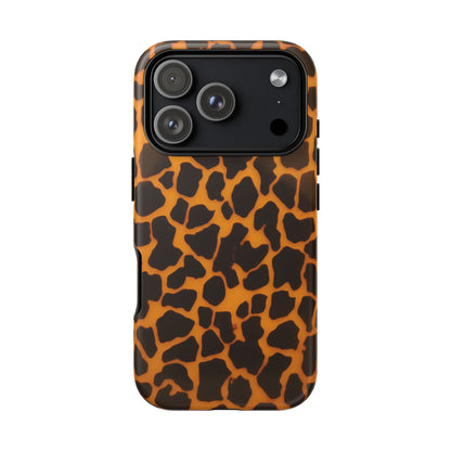 Leopard Print Tough Phone Case — Slim Protective iPhone Cover