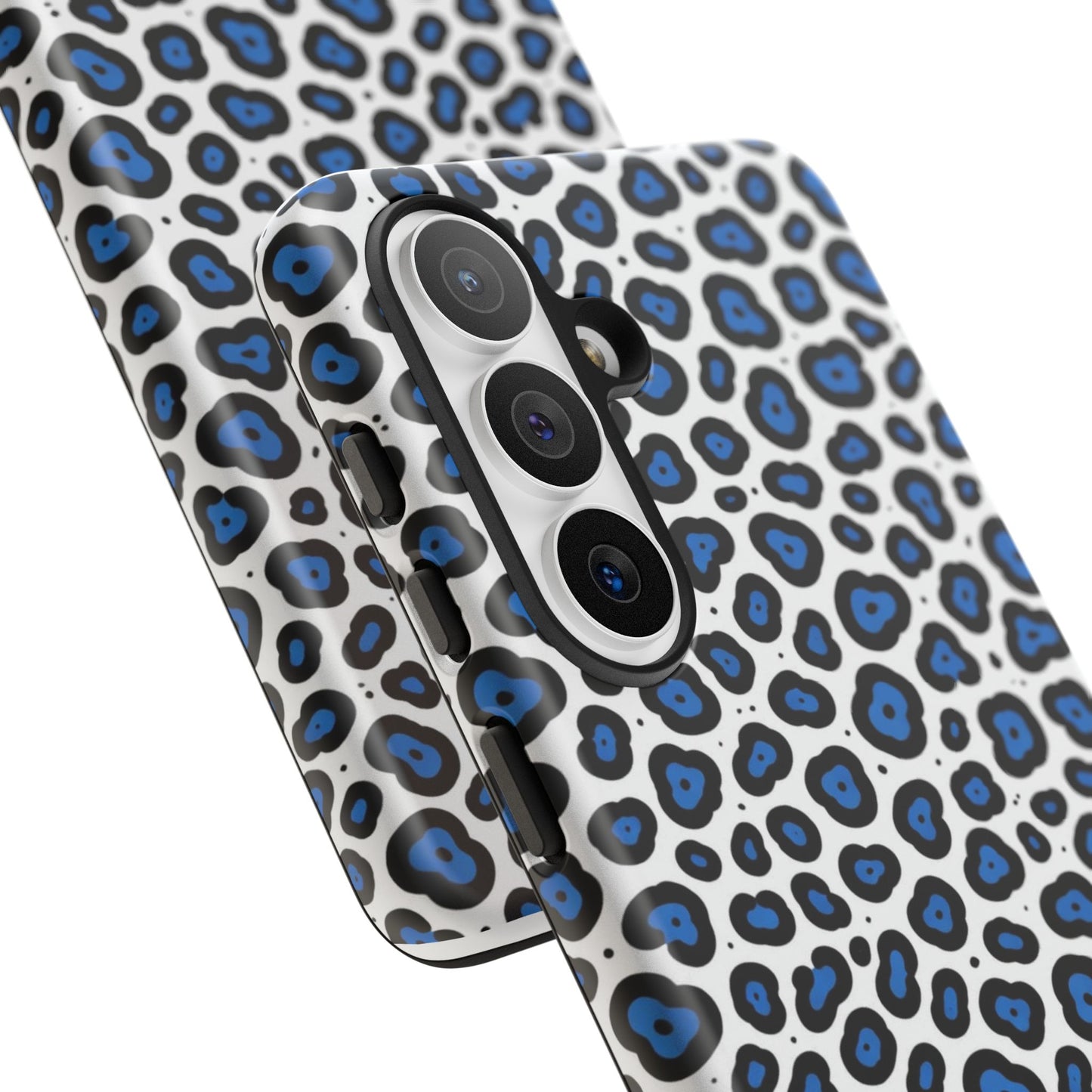Blue Leopard Print Phone Case – Tough Protective Cover