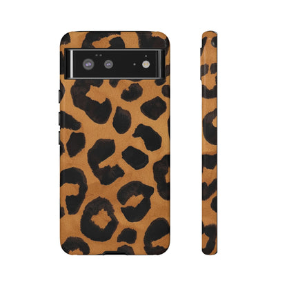 Leopard Print Tough Phone Case — Protective Animal Print iPhone Case