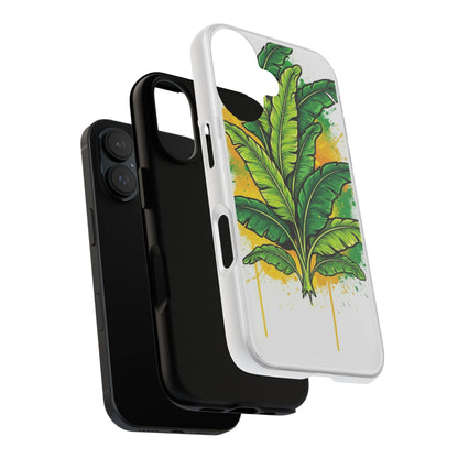 Tropical Banana Leaf Phone Case — Vibrant Green Plant Protector