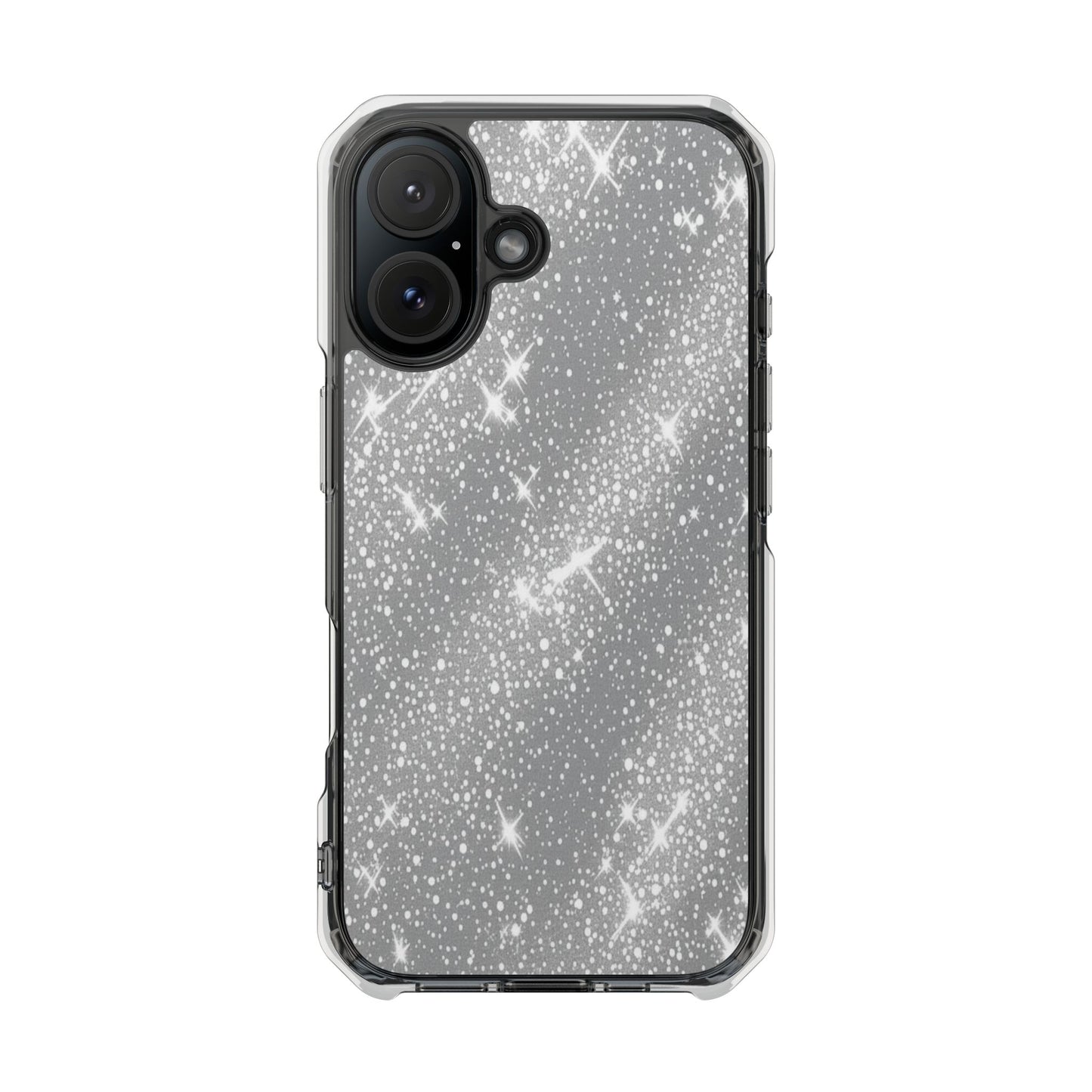 Clear Glitter Magnetic Phone Case — Sparkle Impact Protection