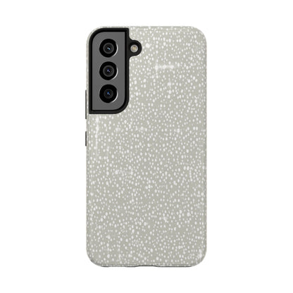 Speckled Gray Tough Phone Case — Protective Shockproof iPhone Cover
