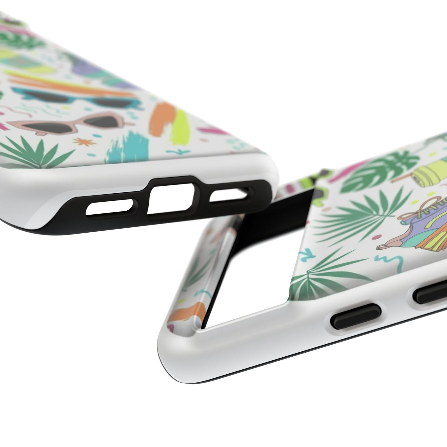 Tough Cases — Colorful Retro Sneakers & Sunglasses Phone Case