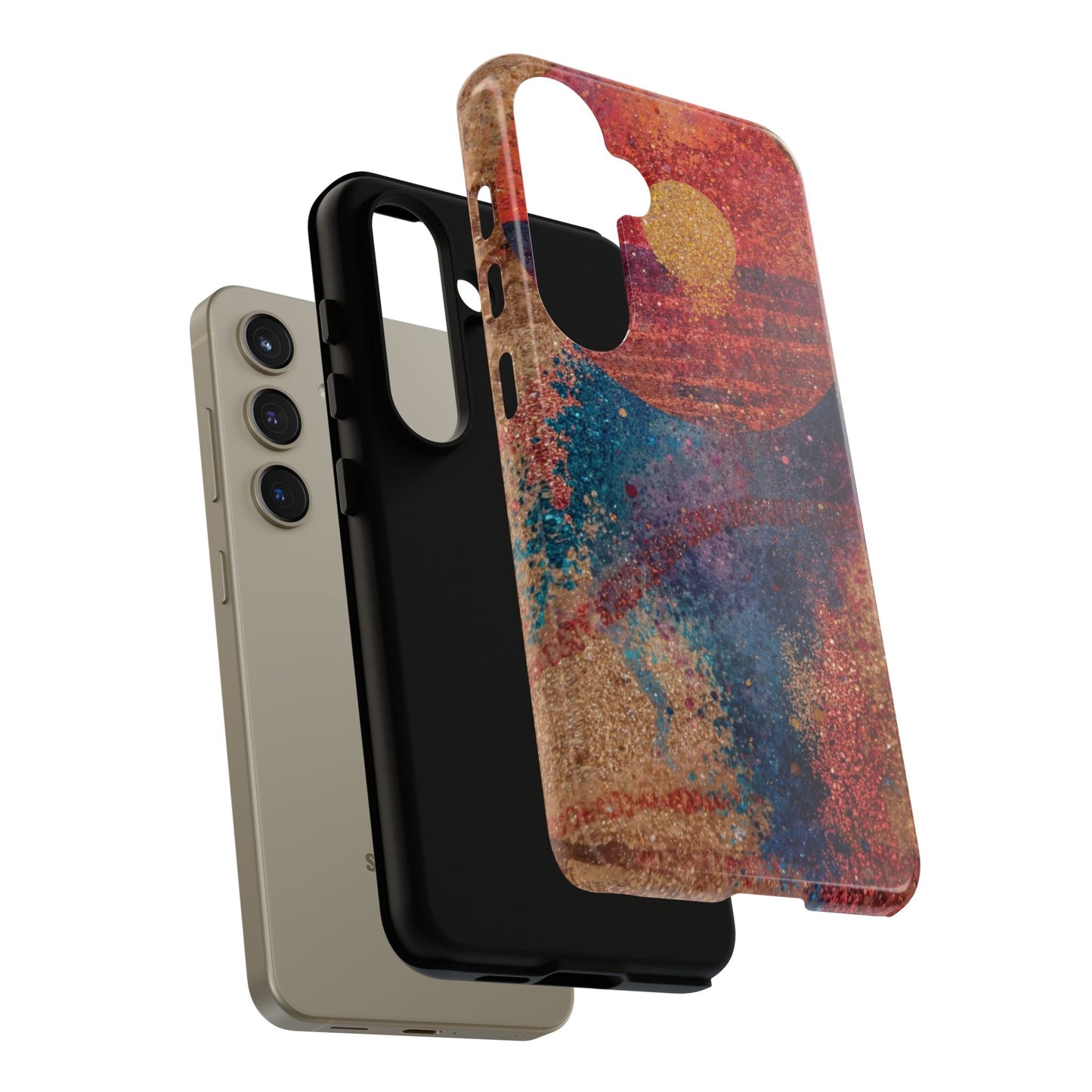 Retro Sunset Tough Phone Case