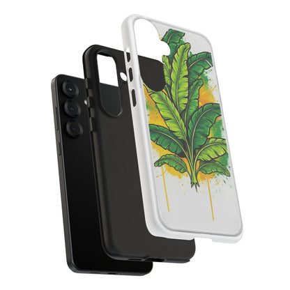 Tropical Banana Leaf Phone Case — Vibrant Green Plant Protector
