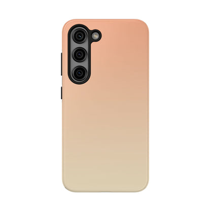 Gradient Tough Phone Case — Peach Ombre Protective Cover