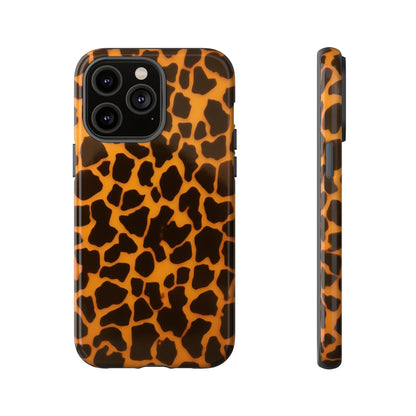 Leopard Print Tough Phone Case — Slim Protective iPhone Cover