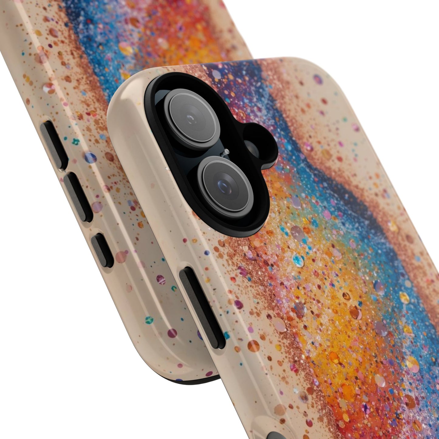 Galaxy Bottle Tough Phone Case — Colorful Nebula Splash iPhone Cover