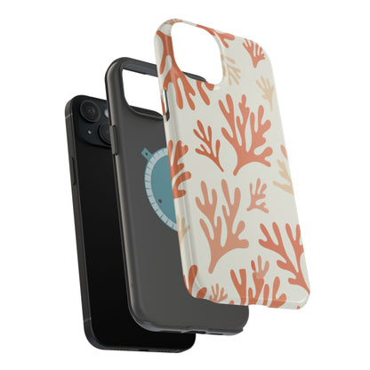 Coral Reef Magnetic Impact Phone Case — Protective MagSafe-Compatible Design