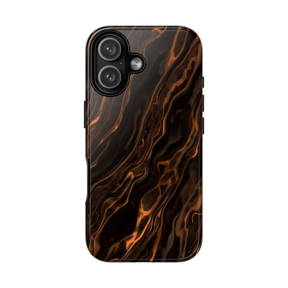 Copper Swirl Phone Case — Tough Protective iPhone Cover