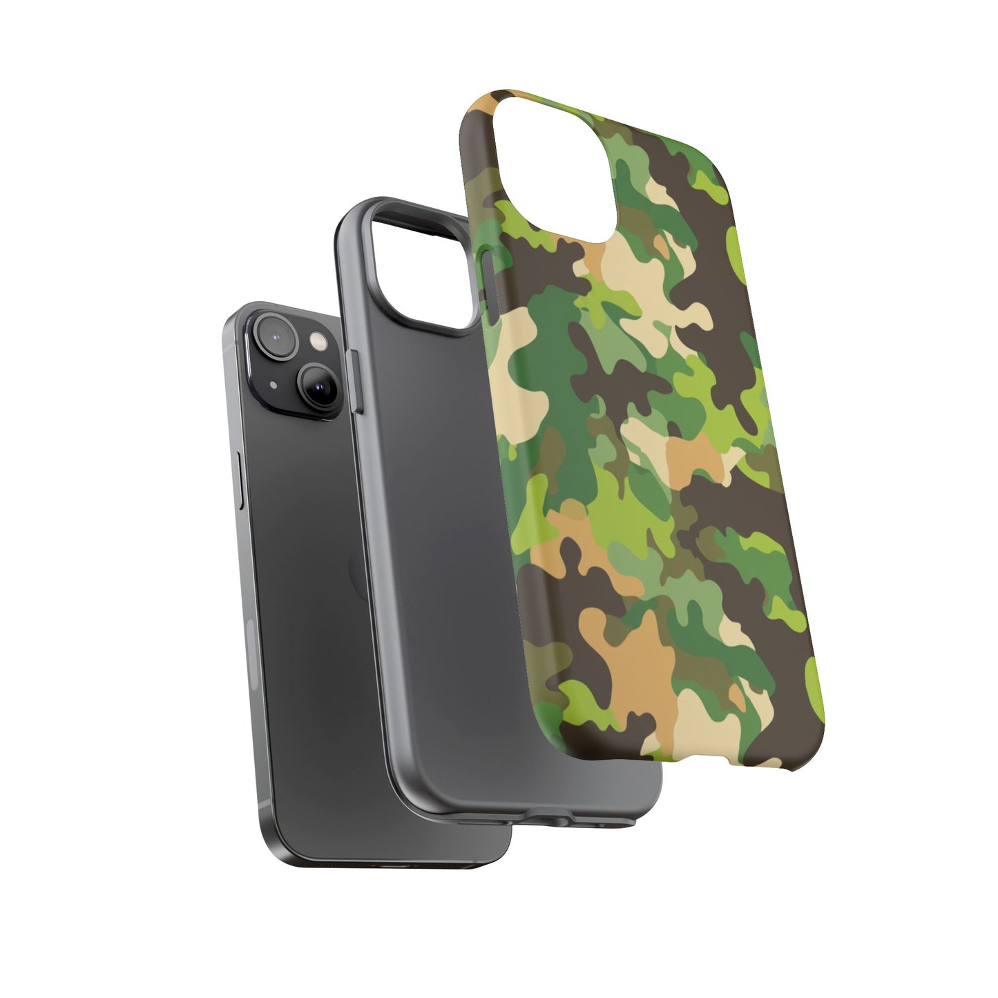 Camouflage Tough Phone Case — Military Camo Protective Cover